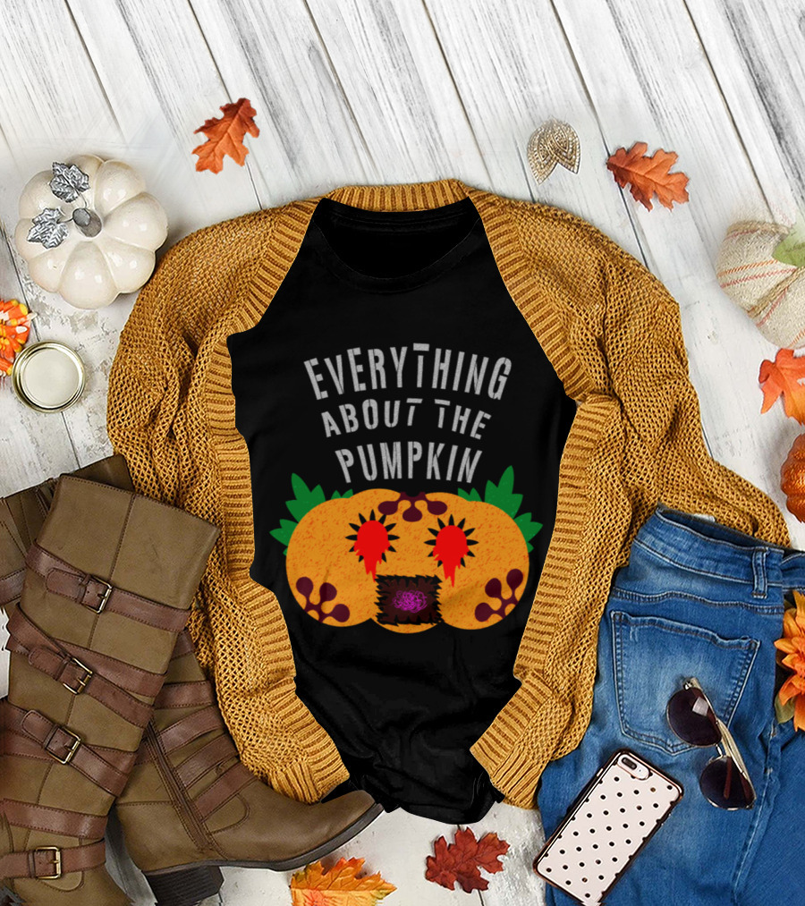 Everything About the Pumpkin Monster Halloween Decor T-Shirt