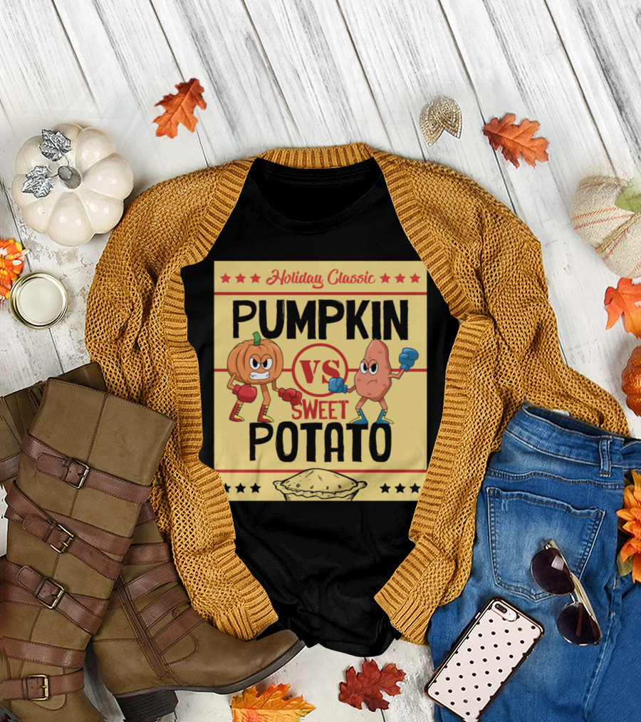 Holiday Classic Pumpkin vs Sweet Potato T-Shirt