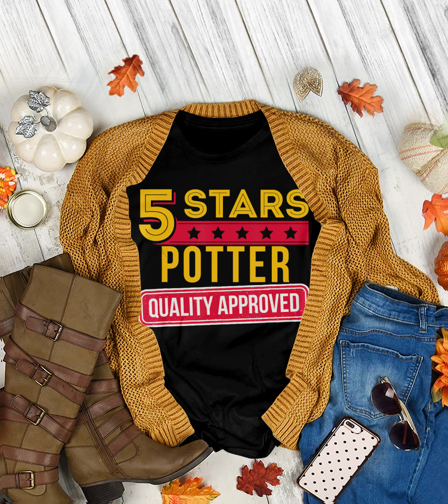 5 Stars Potter Quality Approved T-Shirt
