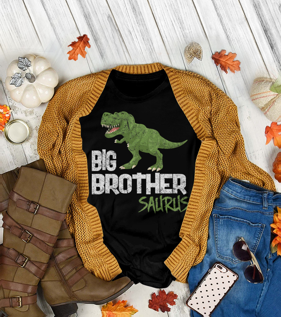 Big Brother Saurus Dinosaur T-Rex T-Shirt