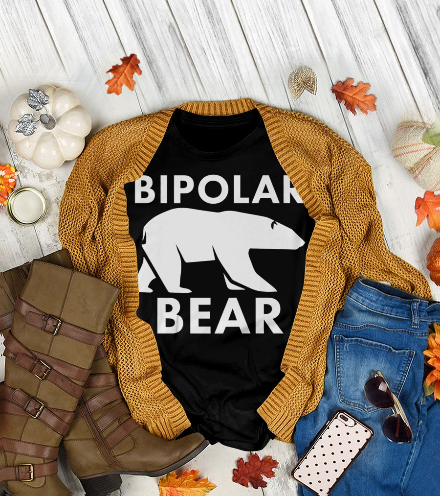 Bipolar Bear Polar Disorder Cute Polar T-Shirt
