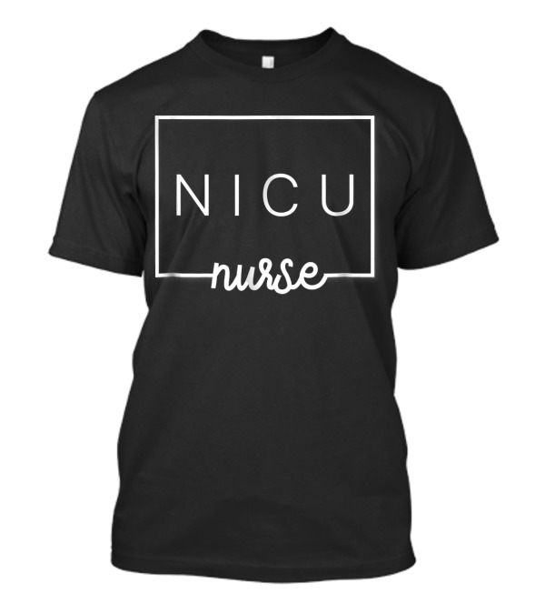 NICU Nurse Neon Cute Pediatric Peds Squad T-Shirt