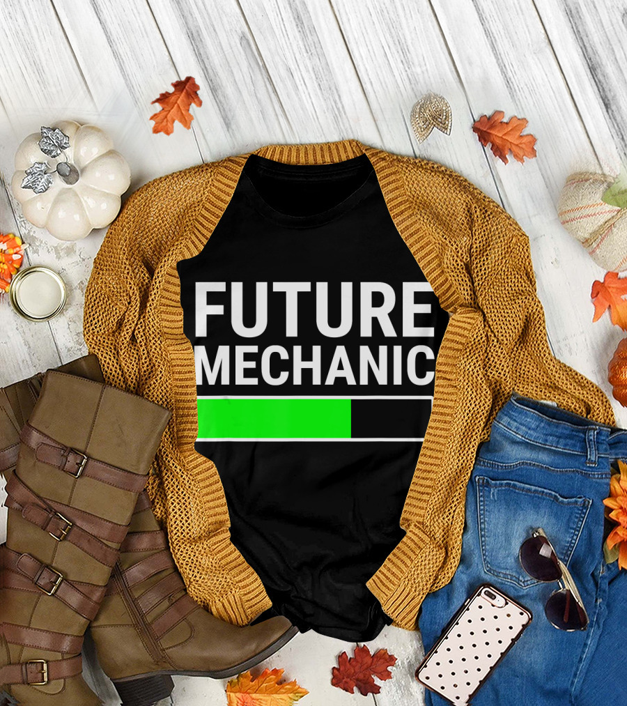 Future Mechanic Loading Bar Progress T-Shirt