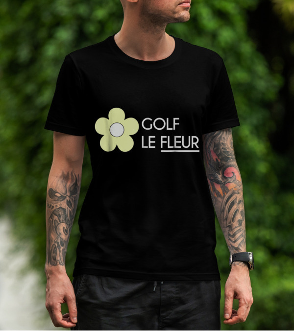 GOLF LE FLEUR Yellow Flower T-Shirt