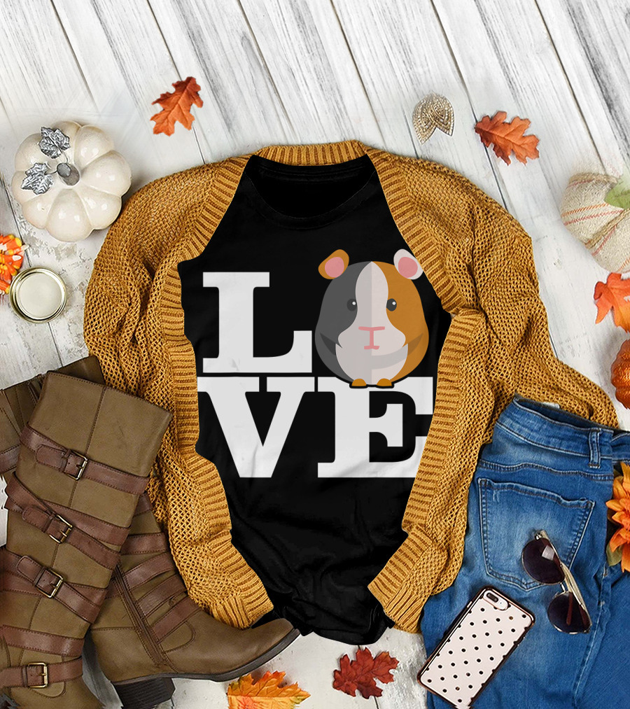Love Guinea Pig Pet T-Shirt