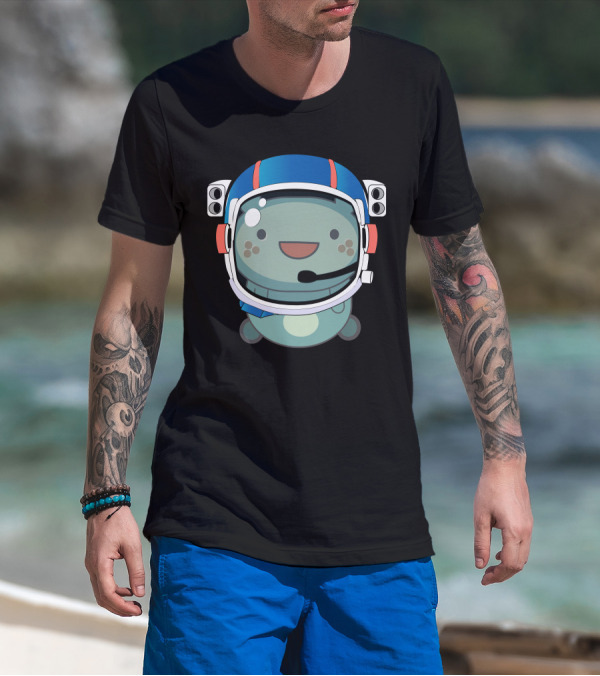 Funny Cat Astronaut Helmet Outer Space Cat Lover Spacex T-Shirt