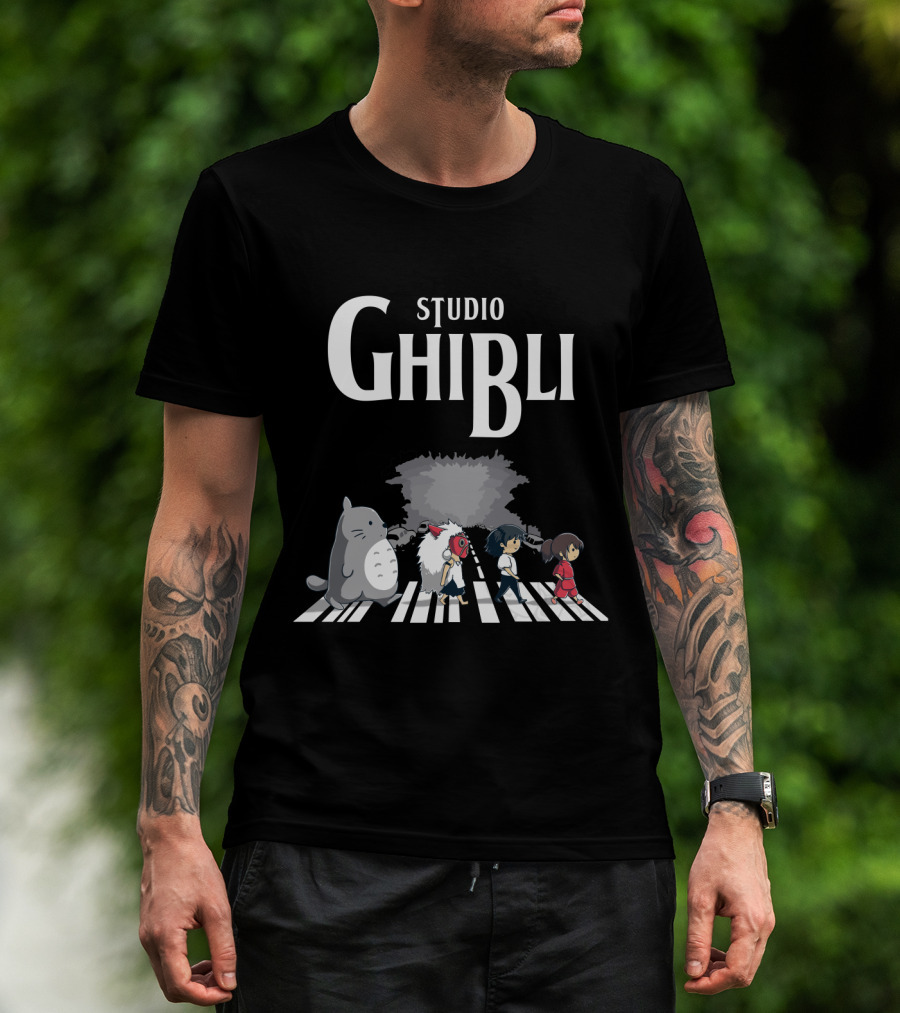 Studio Ghibli Abbey Road Crossing T-Shirt