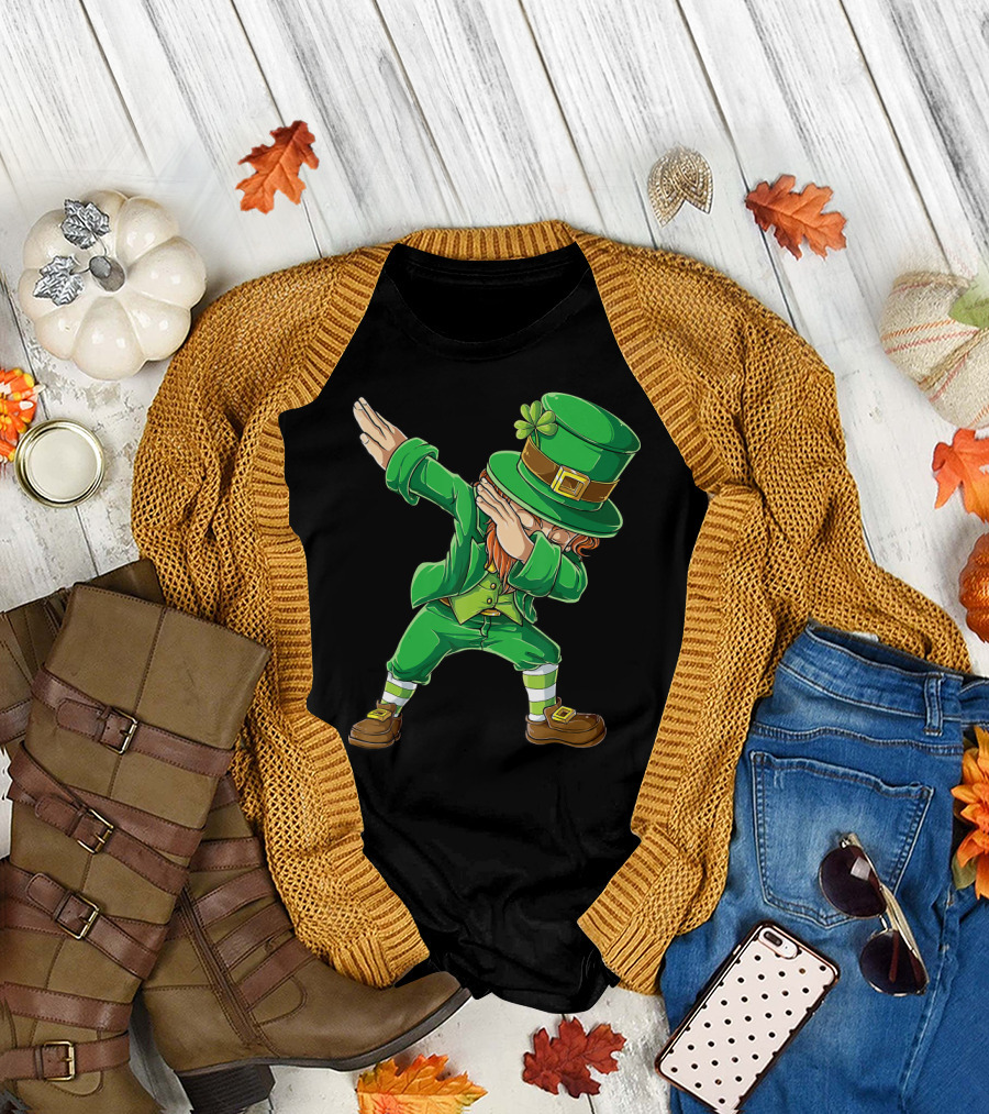 St Patricks Day Dabbing Leprechaun T-Shirt