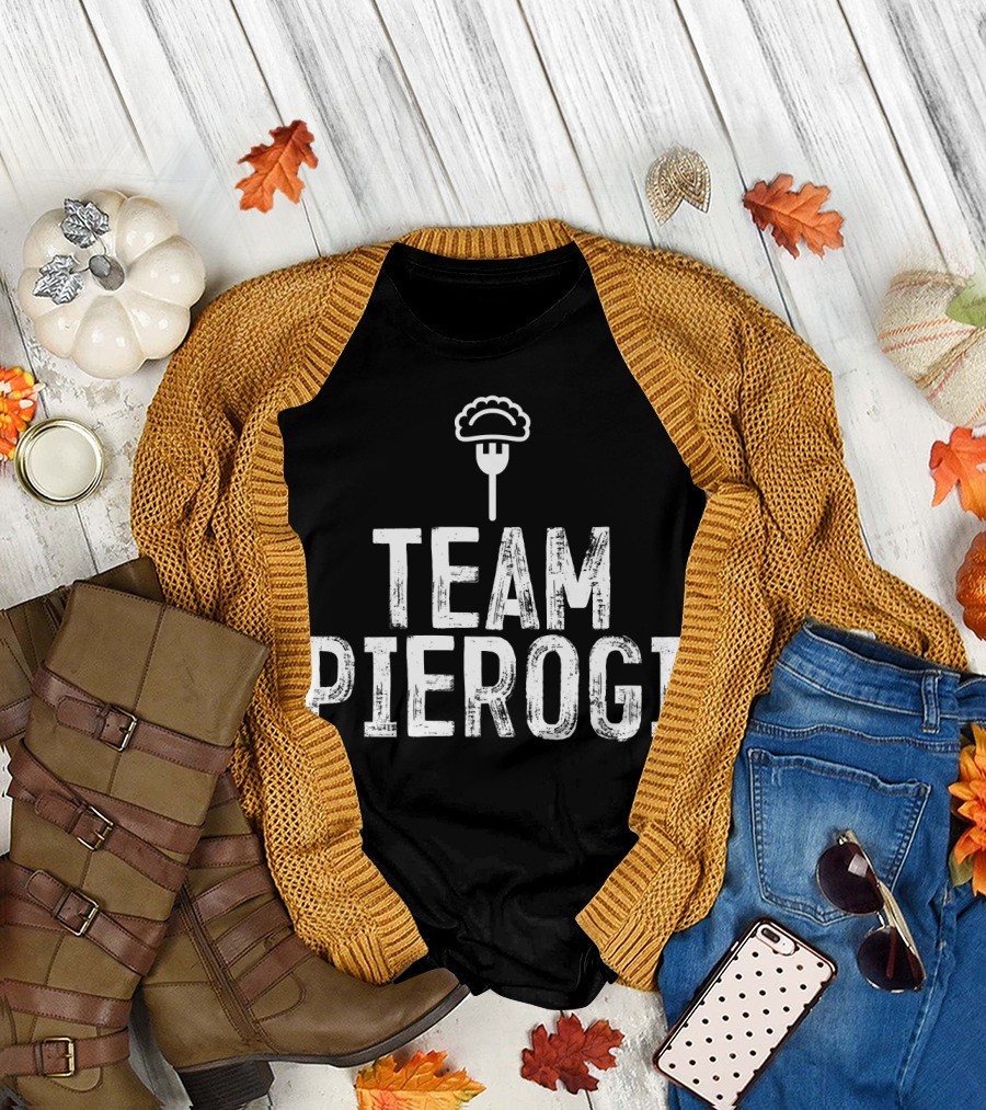 Team Pierogi Polish Food Polish Fork Pierogi T-Shirt