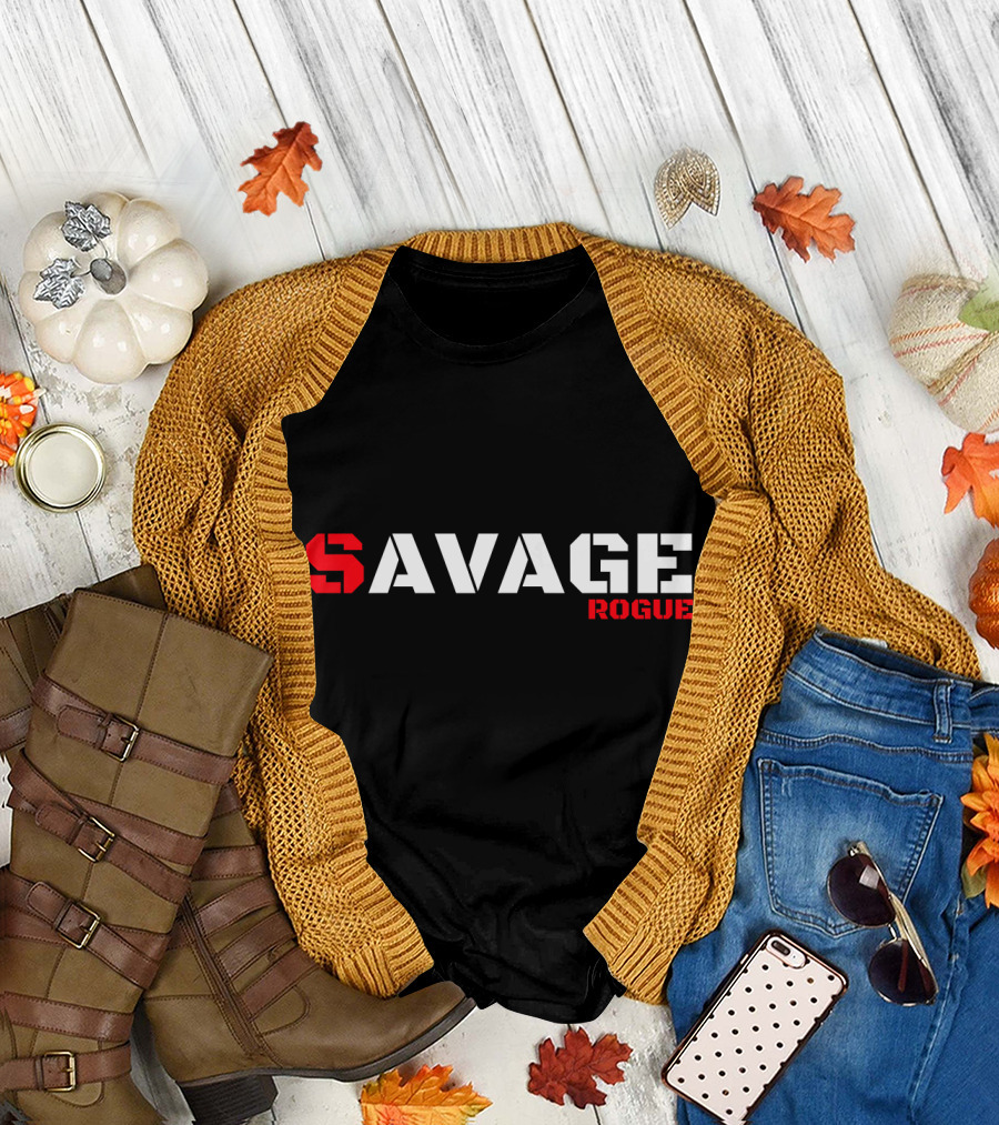 Savage Rogue Armed Forces Warrior Soldier T-Shirt