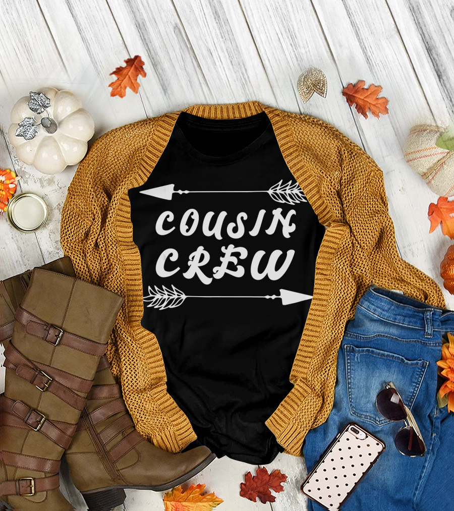 Cousin Crew Arrows Decor Family Matching T-Shirt