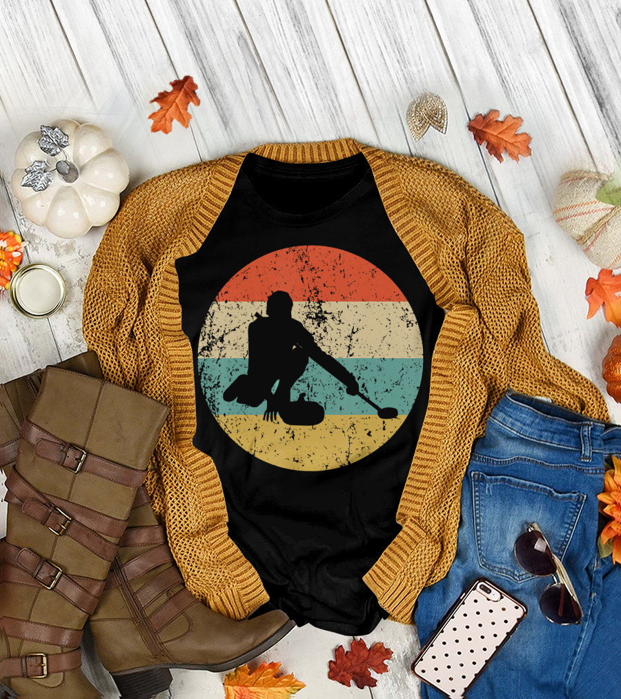 Vintage Retro Curling T-Shirt