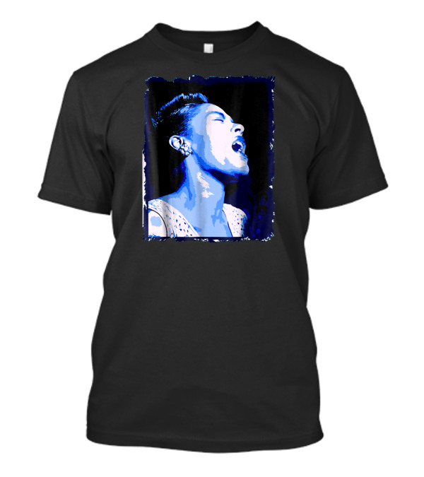 Billie Blues Holiday Jazz Iconic Vocalist Artful Expression T-Shirt