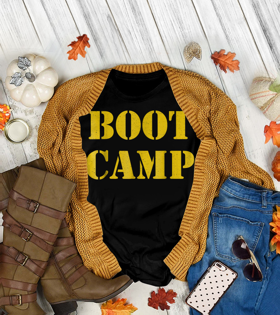 Boot Camp Military Bootcamp Fitness T-Shirt