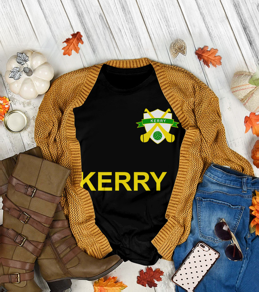 Kerry GAA Gaelic Football Crest T-Shirt