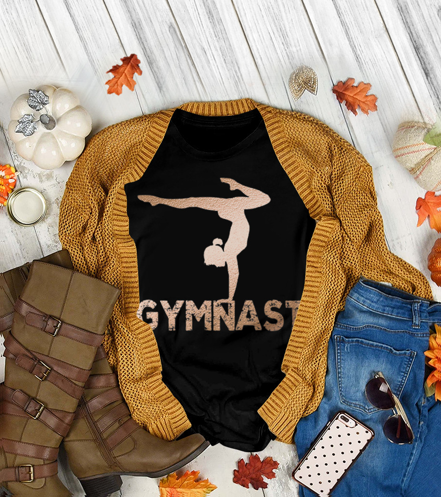 Gymnastics Gymnast Women or Girls Handstand Pose T-Shirt