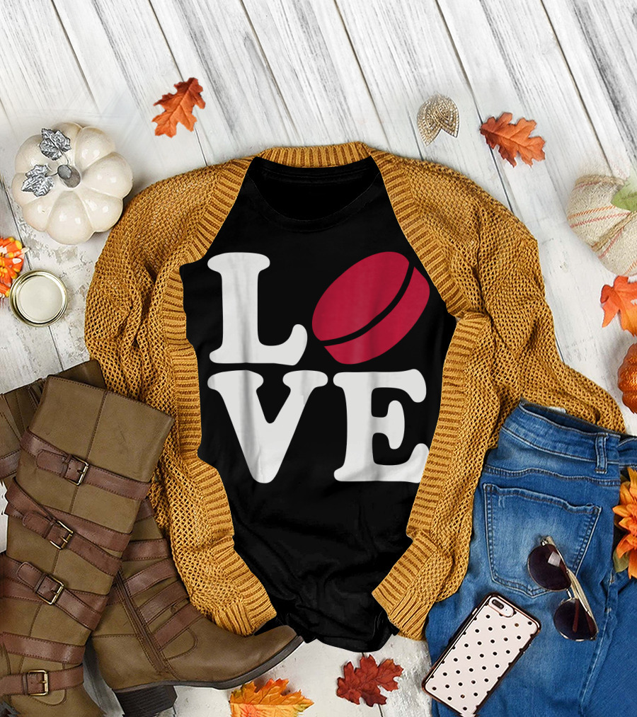 LOVE Hockey Puck T-Shirt