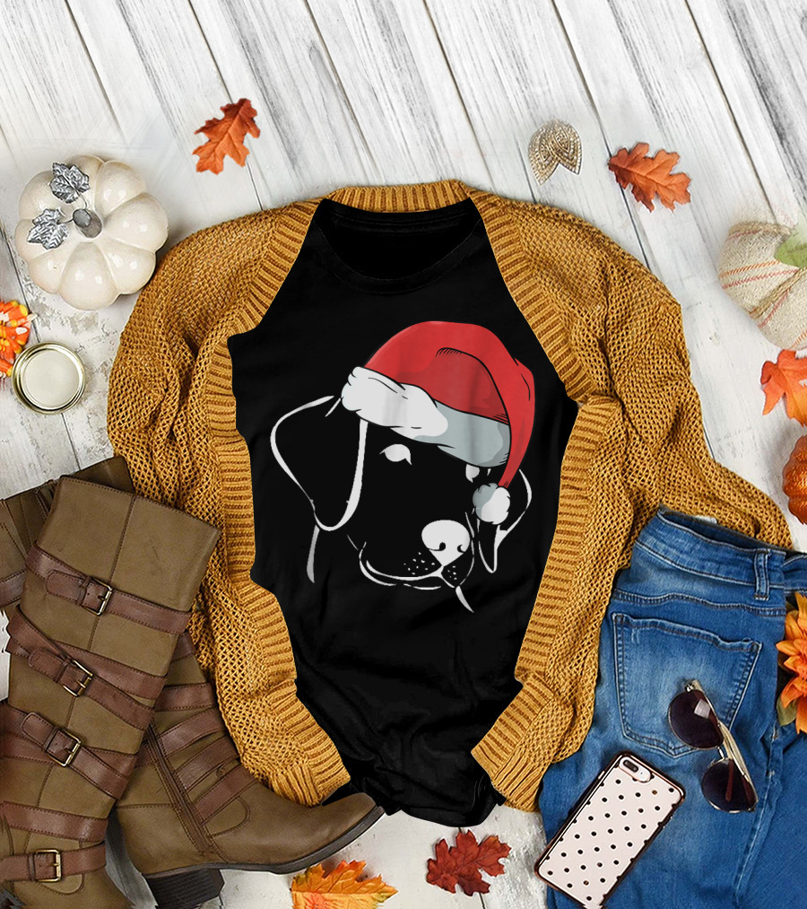 I Am A Labrador Lover Best Christmas Hat T-Shirt