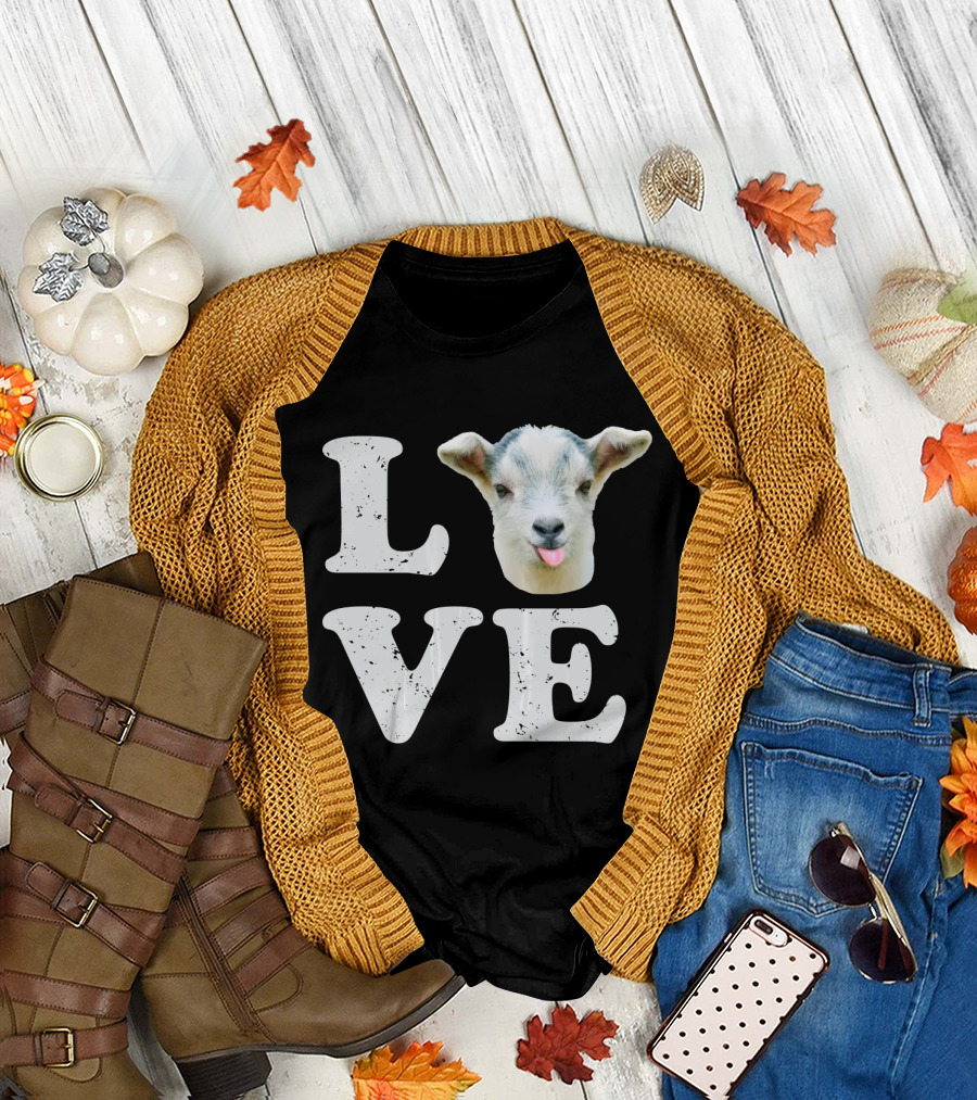 Love My Goat Baby Farm Goat Love T-Shirt