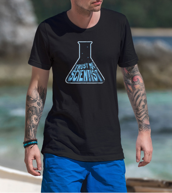 Trust Me I'm A Scientist Flask T-Shirt