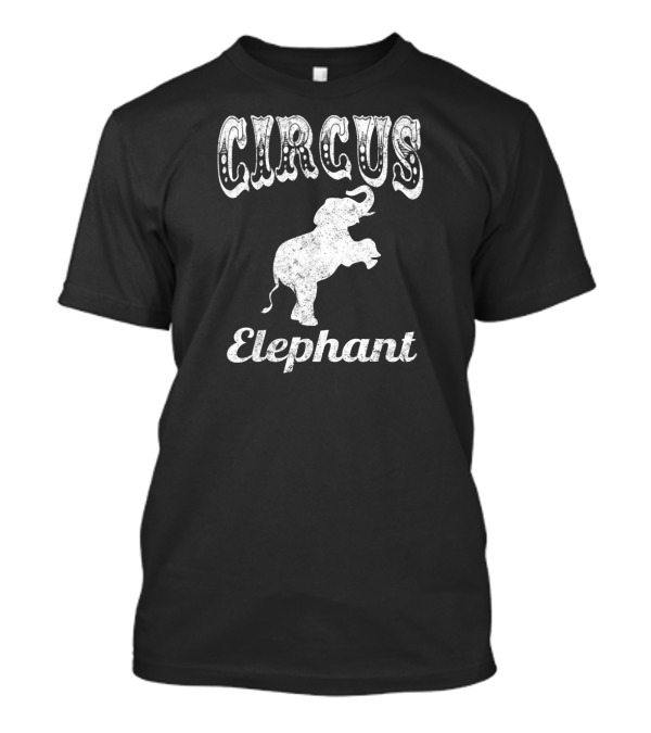 Circus Elephant Vintage T-Shirt