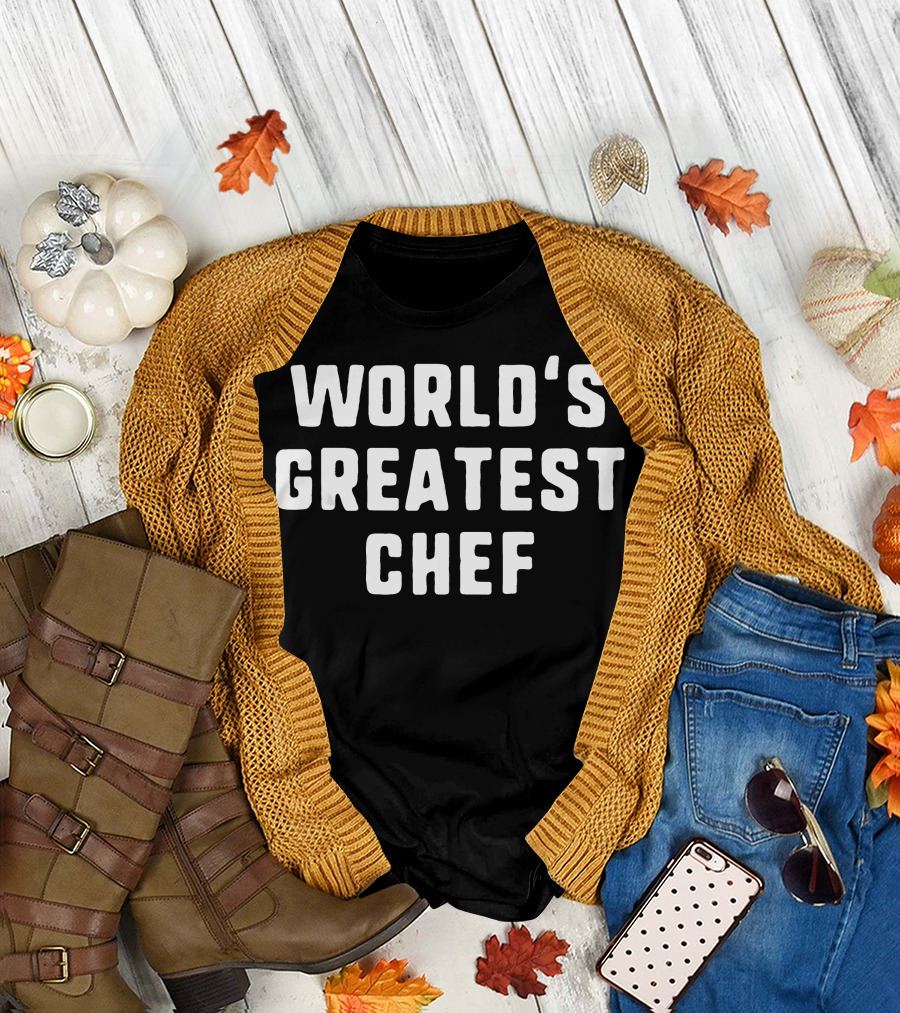 World's Greatest Chef Cooking Funny T-Shirt