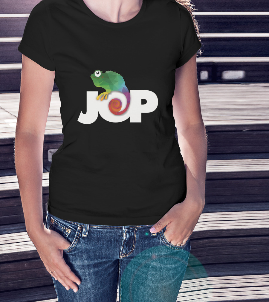 JOP Colorful Chameleon Logomerch T-Shirt