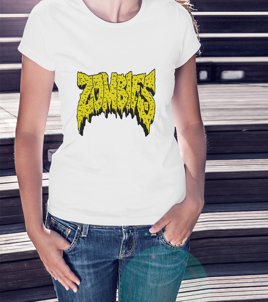 Flatbush Zombies Iconic Yellow Gooey Text T-Shirt