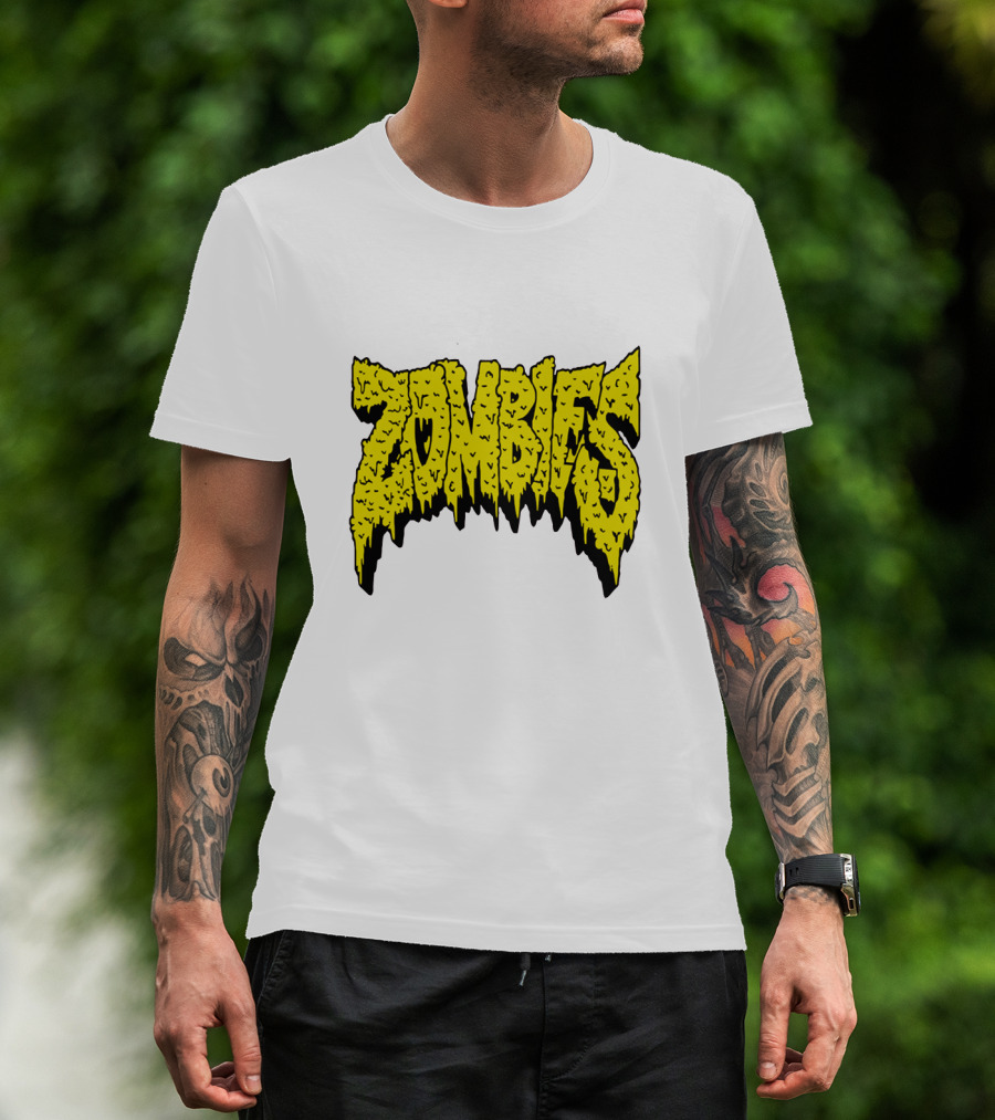 Flatbush Zombies Iconic Yellow Gooey Text T-Shirt