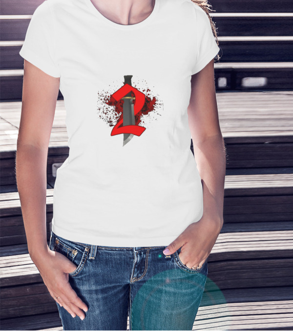 MM2 Murder Knife Bloody Number Two T-Shirt