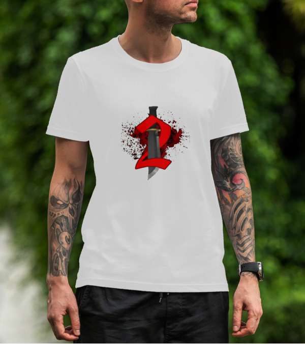 MM2 Murder Knife Bloody Number Two T-Shirt
