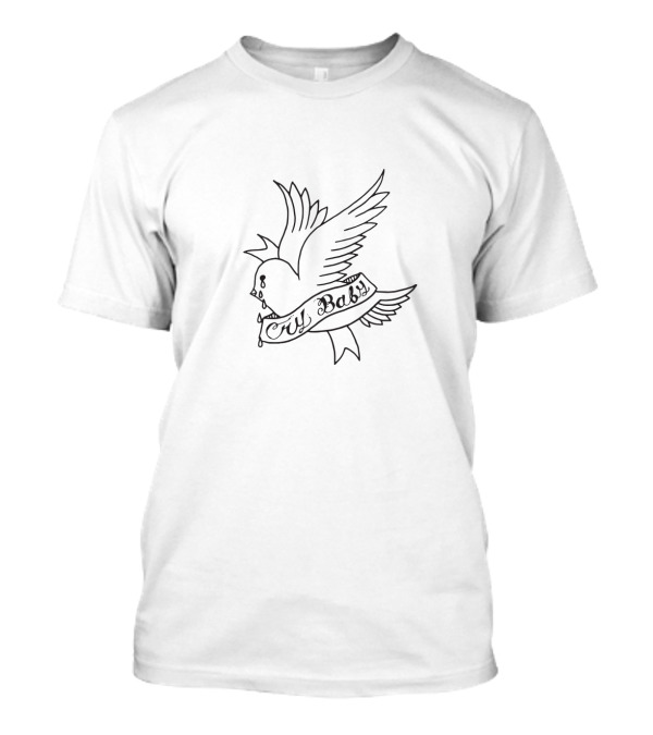 Lil Peep Cry Baby Bird Tattoo T-Shirt