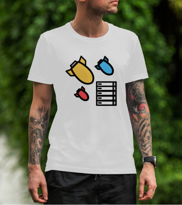 DDOS Attacks Bombarding Server Iconic T-Shirt
