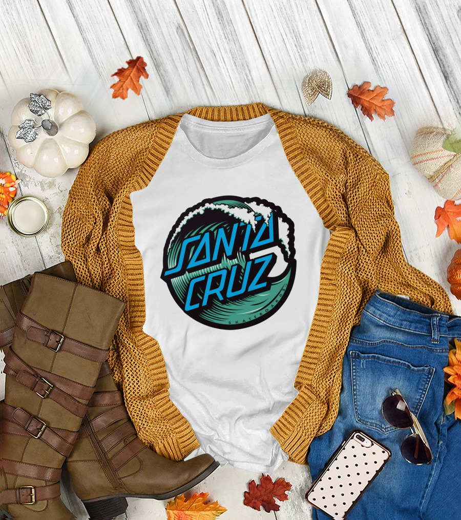 Santa Cruz Skateboards Wave T-Shirt