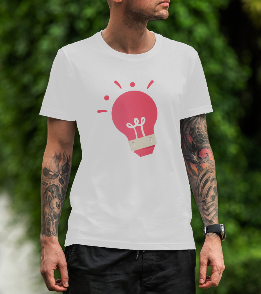 Create Light Bulb Icon Creativity Concept T-Shirt