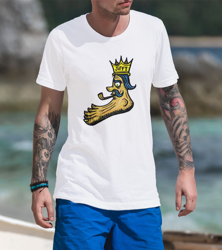 Jiffy J. Jacksonville Crowned Foot With Pipe T-Shirt