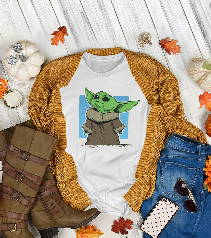 Grogu Cute Creature from Star Wars The Mandalorian T-Shirt