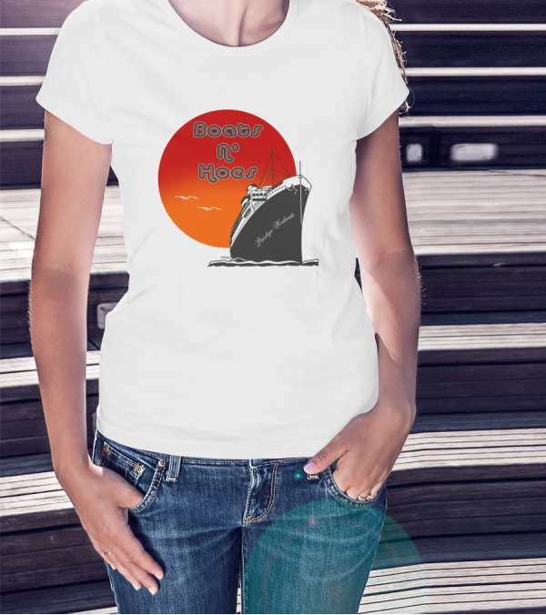 Boats N' Hoes Prestige Worldwide Step Brothers Sun Cruise T-Shirt