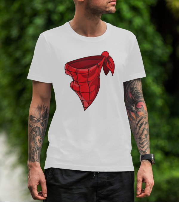 Bandana Paisley Red Scarf T-Shirt