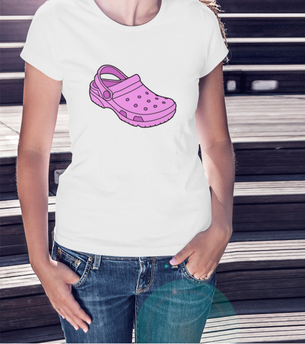 Crocs Pink Clog T-Shirt