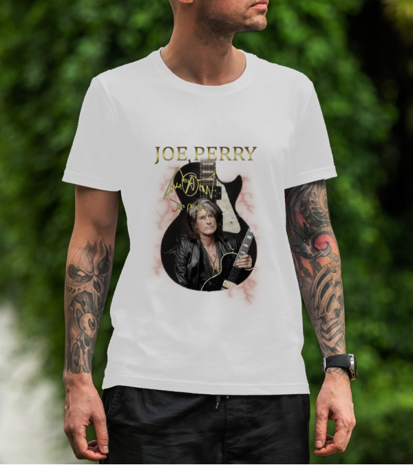 Joe Perry Aerosmith Signature Guitar Iconic T-Shirt