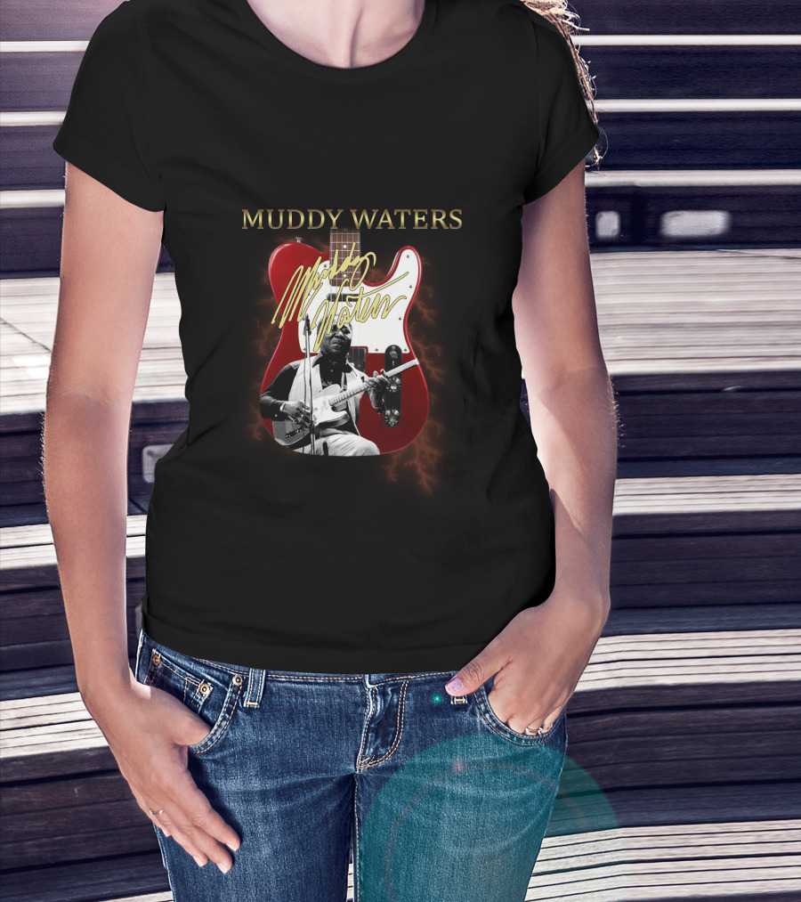 Muddy Waters Guitar Signature Red Telecaster T-Shirt