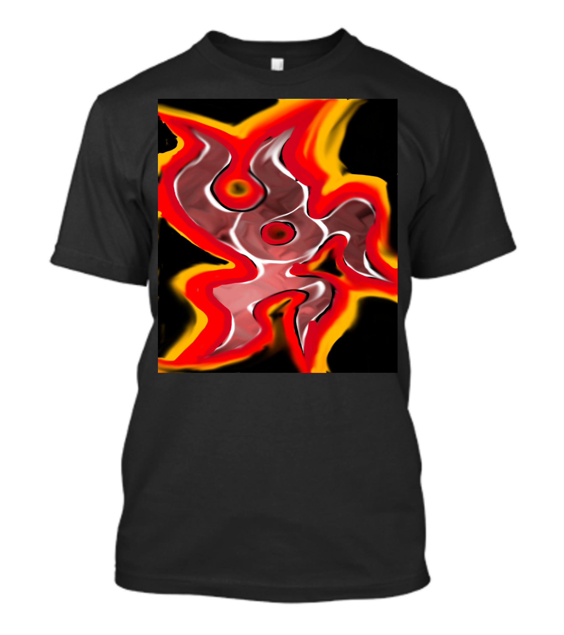 Stylized Flame Symbol Fire Dancer T-Shirt