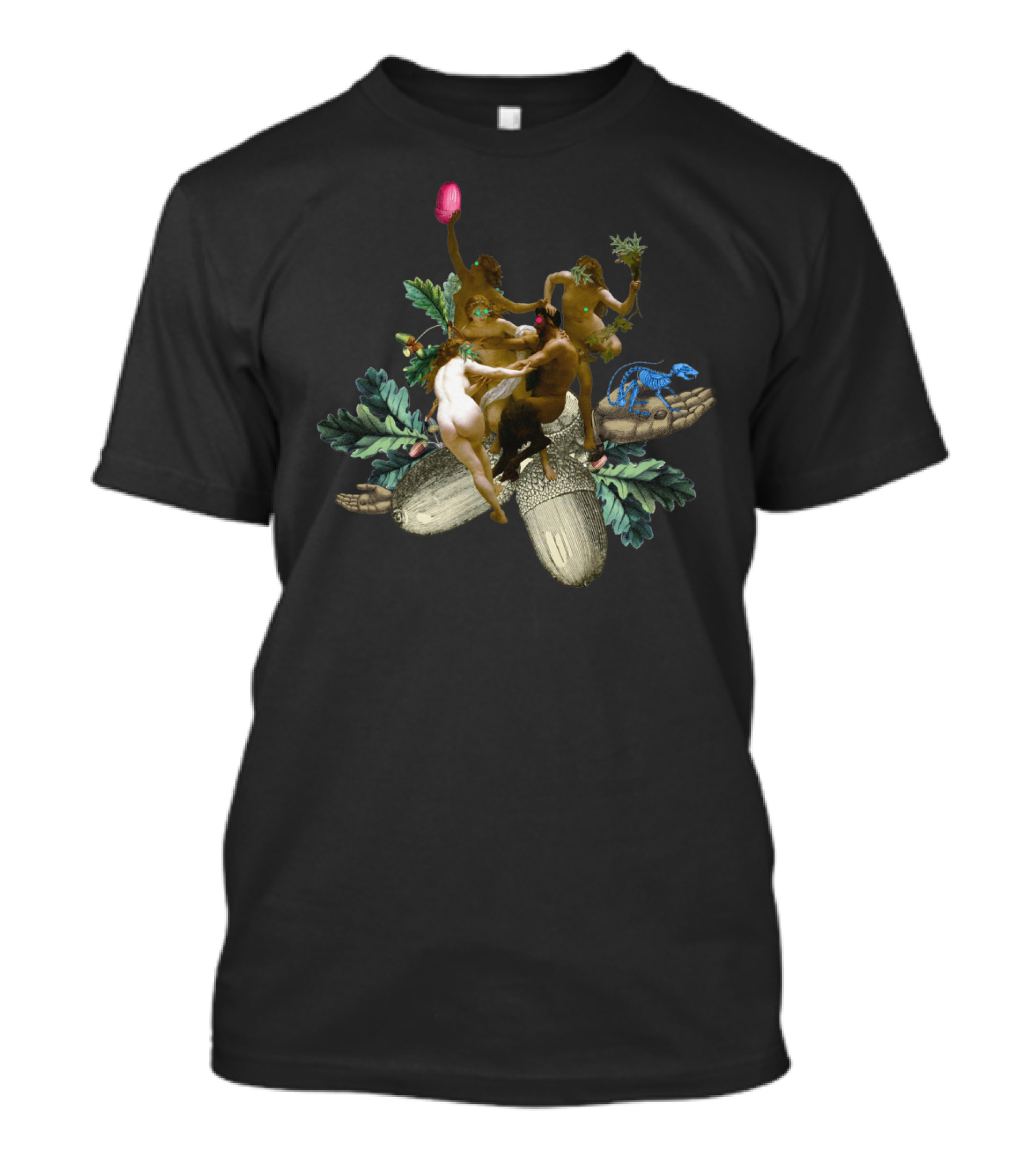 Forest Dancer Mythical Creatures And Nature Motif T-Shirt