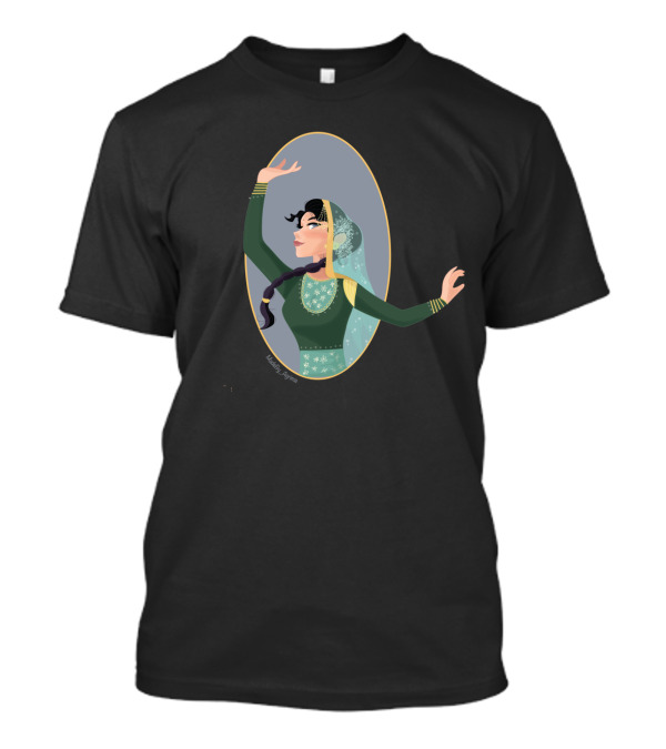 Graceful Dancer In Traditional Attire T-Shirt