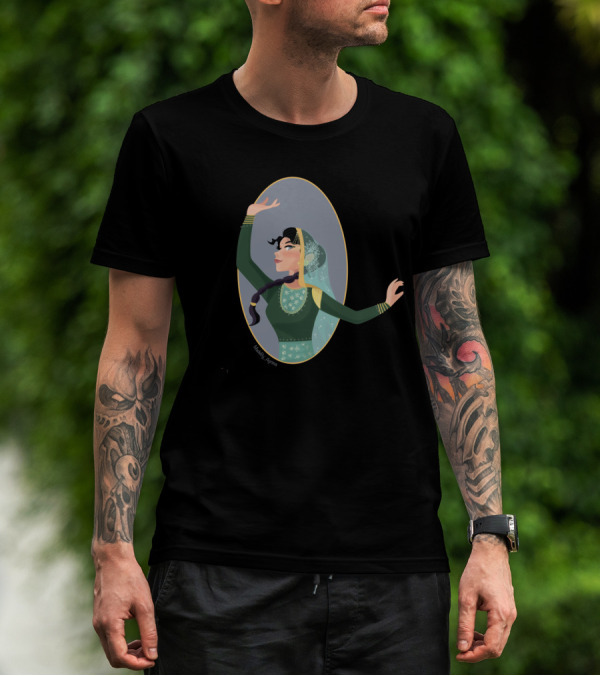 Graceful Dancer In Traditional Attire T-Shirt
