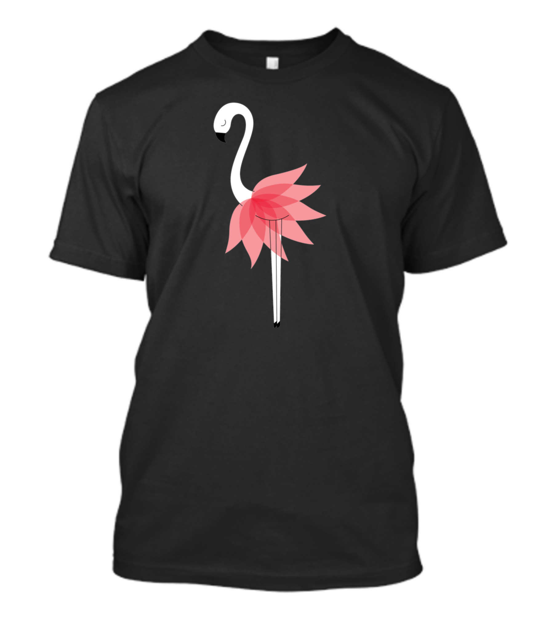 Flamingo Dancer With Petal Skirt T-Shirt