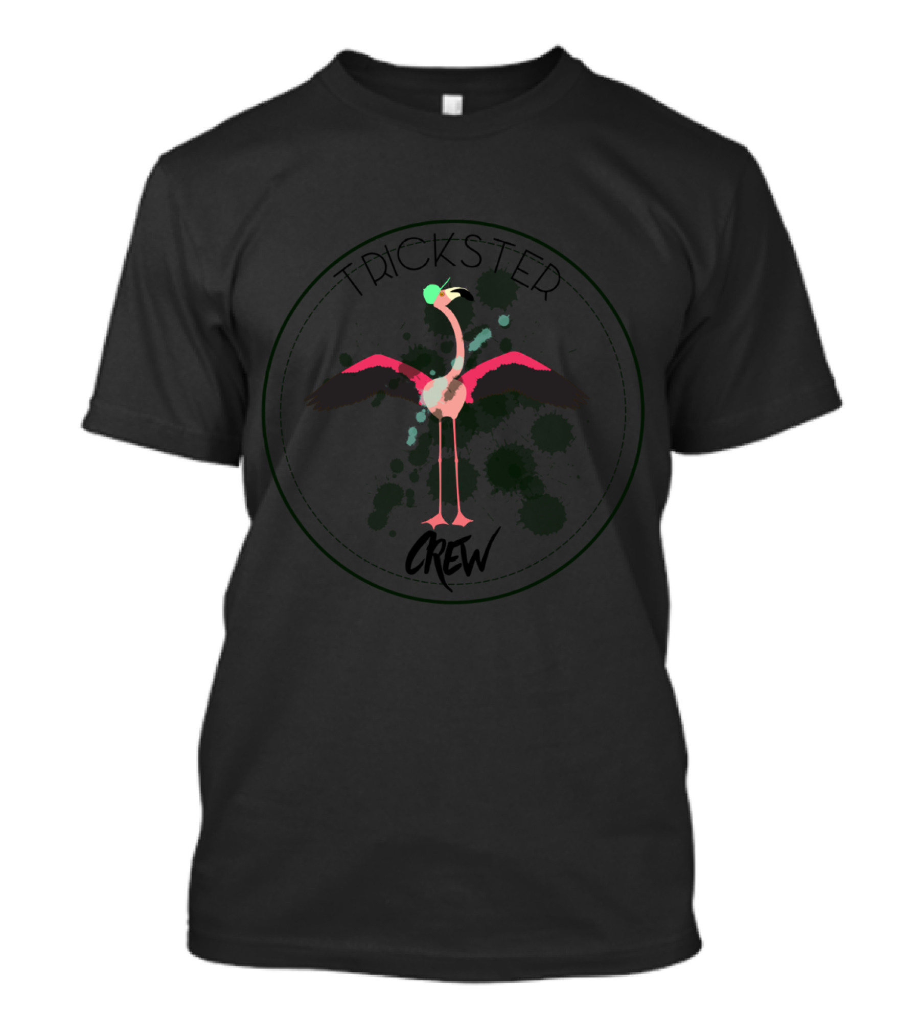 Trickster Flamingo Crew T-Shirt