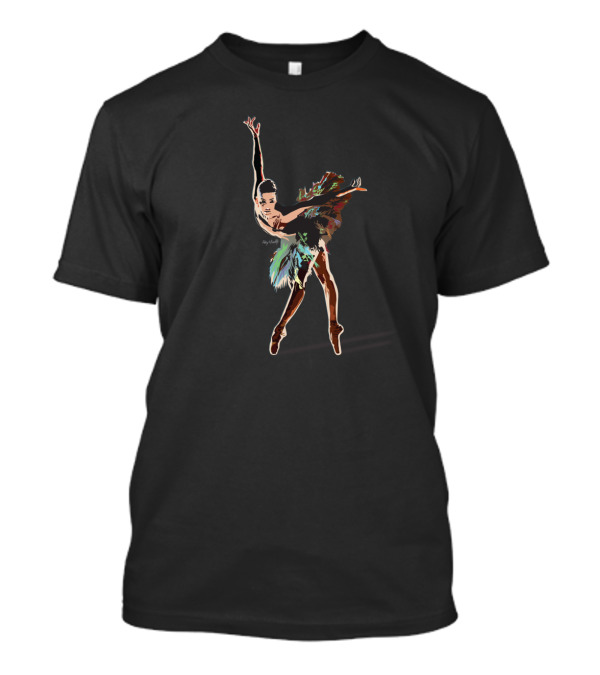 Danse Daisy Ballet Performer Art Nouveau T-Shirt
