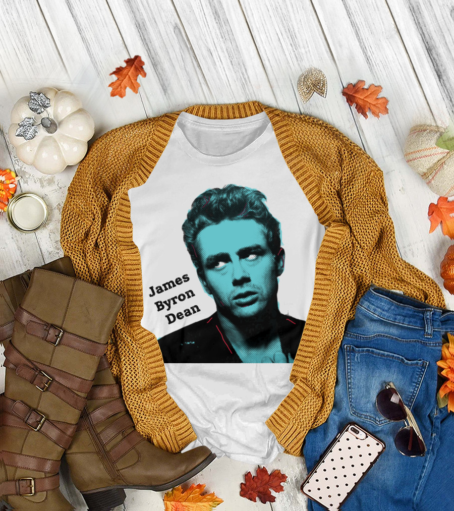 James Byron Dean Pop Art Portrait T-Shirt